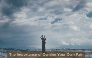 The Importance of Owning your Own Pain - self healing and stress tips